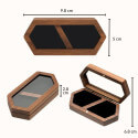 Personalised Wooden Dog Keepsake Box with Mini Paw Prints Design – Pet Fur Memorial with Acrylic Lid Engraved with Name, Dates &