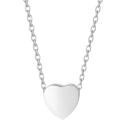 Personalised Dog Memorial Heart Urn Necklace with Slide-Through Chain – Engraved Pet Ashes Keepsake with Name & Dates