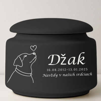 Personalizovaná keramická urna pre psa so...