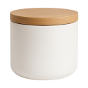 Personalised Ceramic Dog Urn with Minimalist Illustration –  Pet Cremation Urn for Ashes with Name & Dates