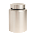 Personalised Dog Urn with Photo – Engraved Cylinder Stainless Steel Memorial Urn  with Name & Dates
