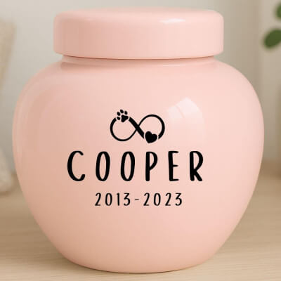 Custom Ceramic Dog Urn – Personalised Pet...